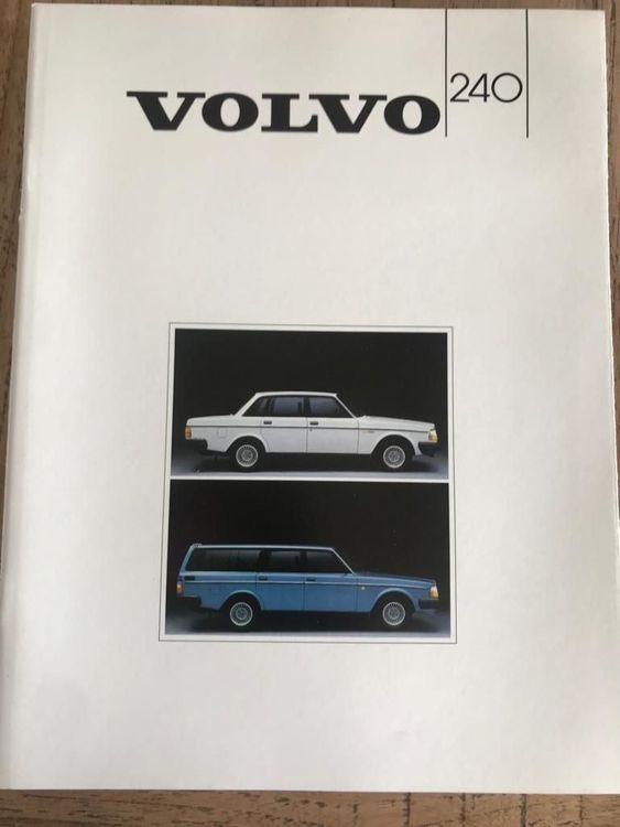 Prospekt Volvo 240 GLT Turbo 1985 Kaufen Auf Ricardo