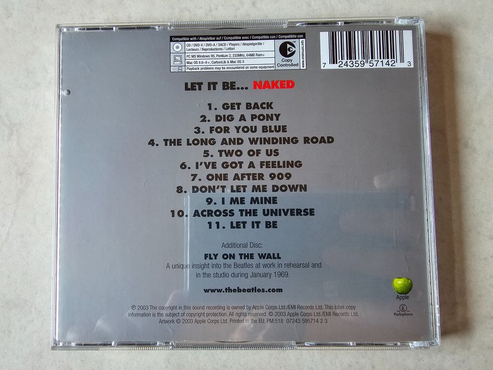 The Beatles Let It Be Naked Cd Dvds Kaufen Auf Ricardo