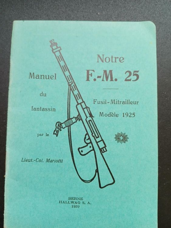 Fusil Mitrailleur FM 1925 armée suisse Kaufen auf Ricardo