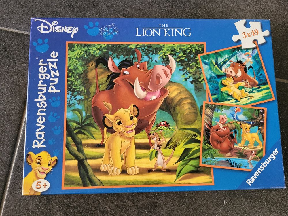 Ravensburger Puzzle Lion King Versch Puzzles Je T Kaufen