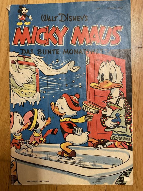 Micky Maus Heft Januar 1952 Nachdruck Kaufen Auf Ricardo