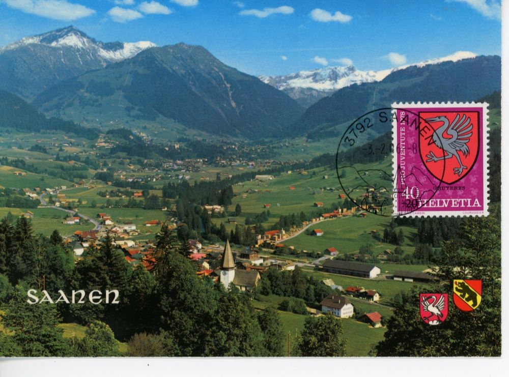 Saanen Maximum Karte Wappen 1986 Pro Juventute Kaufen Auf Ricardo