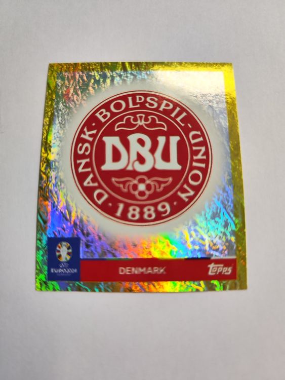 Topps Euro Em Gold Wappen D Nemark Den Kaufen Auf Ricardo