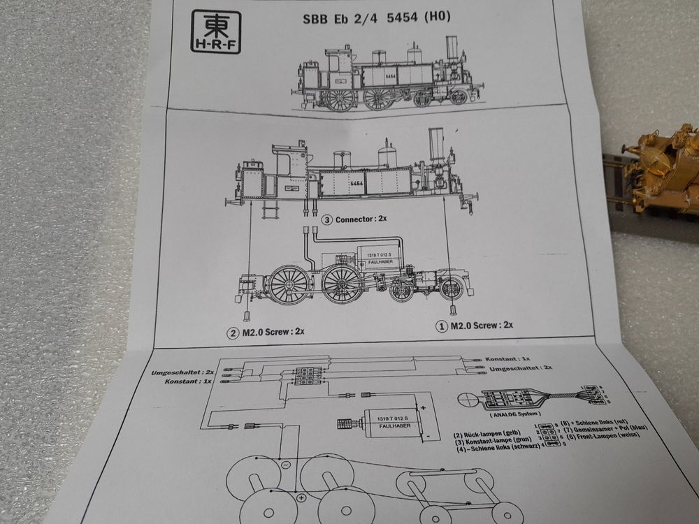 Hrf Sbb Eb Modell Messing Unmotorisiert Kaufen Auf