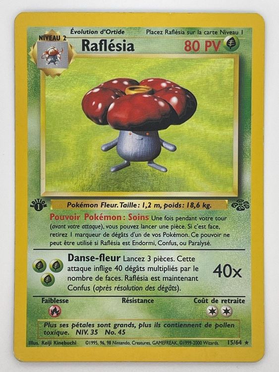 Raflésia 15 64 Rare Holo Pokémon Jungle SWIRL Kaufen auf Ricardo