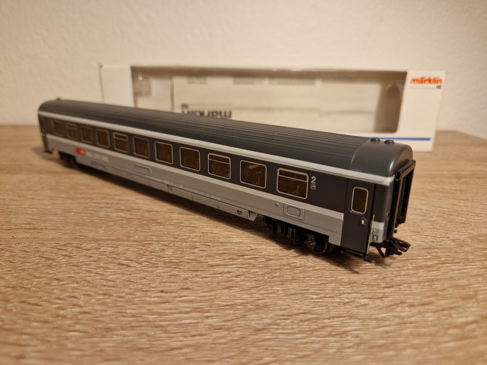 Märklin 4366 Schnellzugwagen Euro City SBB 2 Kl H0 OVP NEU Kaufen auf