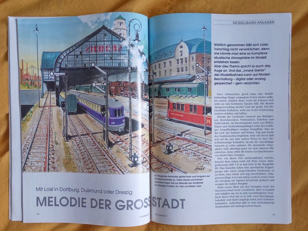 MIBA Eisenbahn Im Modell Spezial 8 Bahnhof Magazin Acheter