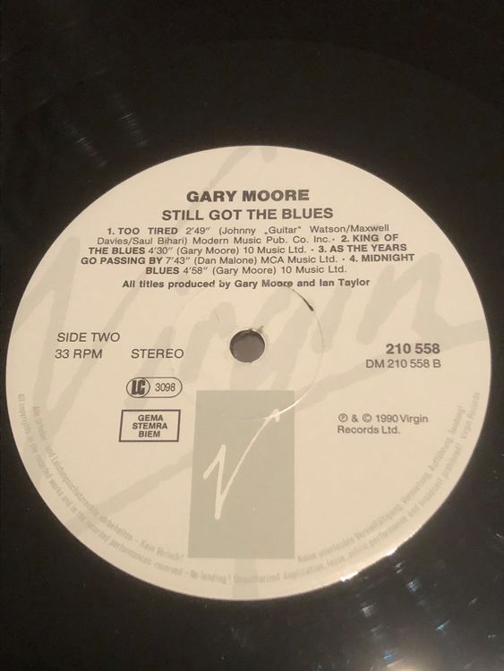 Gary Moore Still Got The Blues Kaufen Auf Ricardo