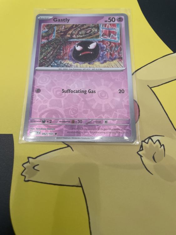 Gastly Reverse Holo 092 165 Pokemon 151 Nebulak Kaufen Auf Ricardo