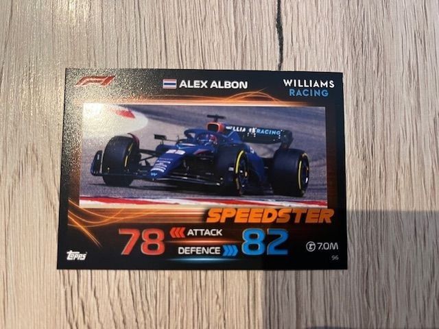 Turbo Attax 2023 Formel 1 Alex Albon Speedster Kaufen Auf Ricardo