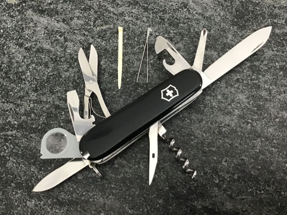 Grosses Victorinox Sackmesser Mit Lupe Kaufen Auf Ricardo