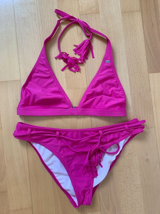 ONeill Bikini Gr 34 XS Pink Triangel Bikini Sportlich Kaufen