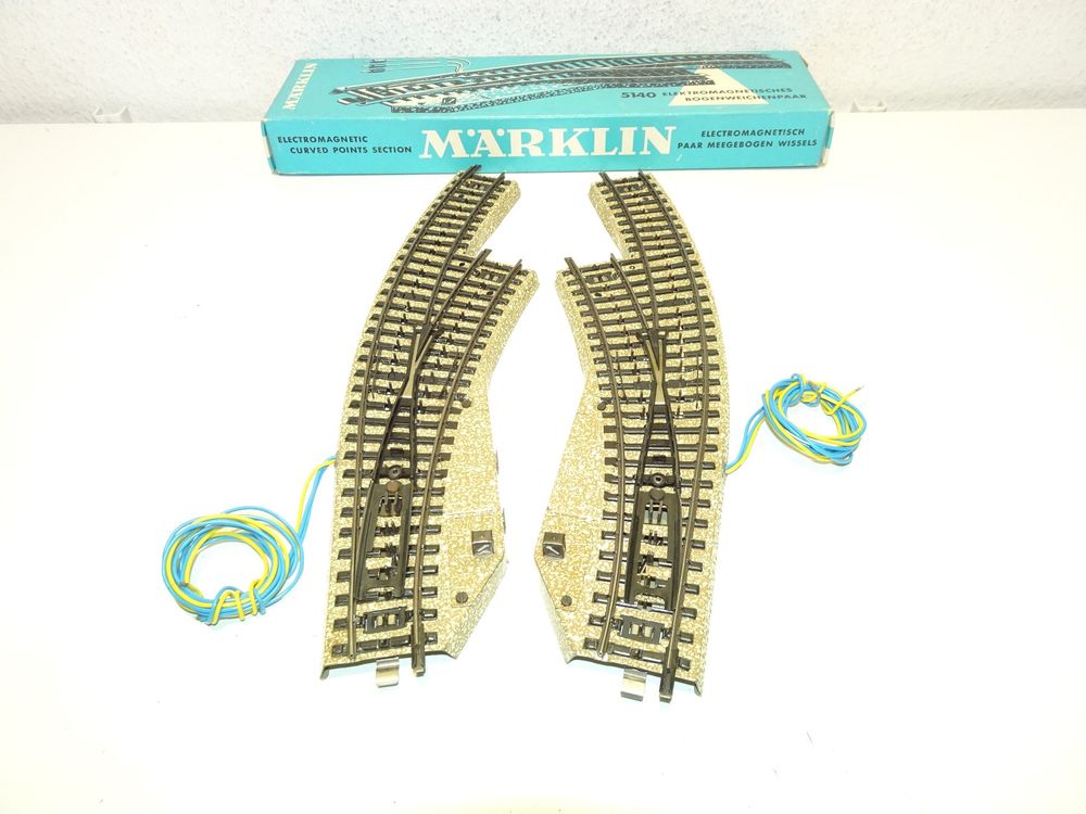 2 Märklin M Gleis Weichen Bogenweichen 5140 HO 5141 5142 G Kaufen