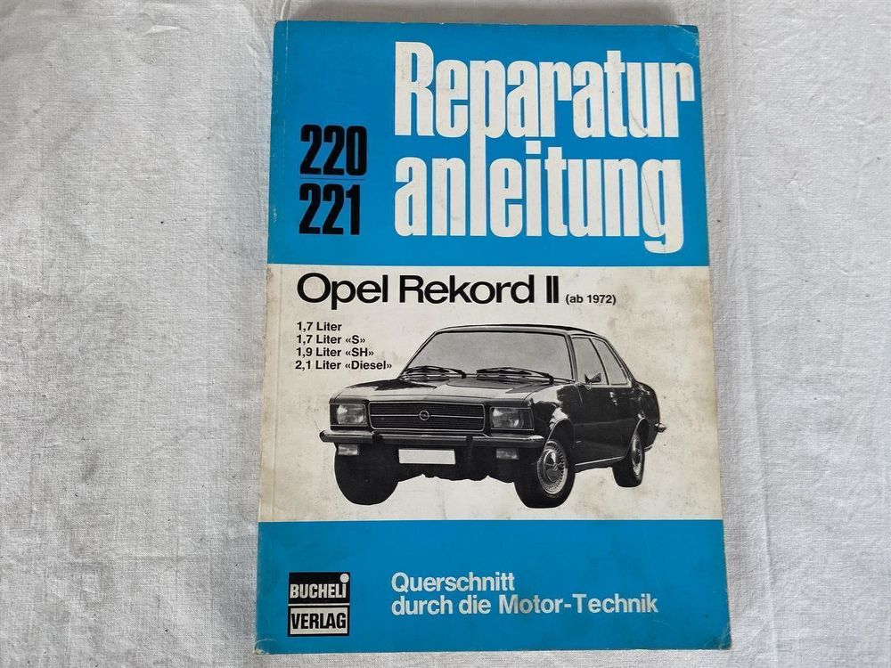 Auto Reparaturanleitung Opel Rekord Ii Kaufen Auf Ricardo