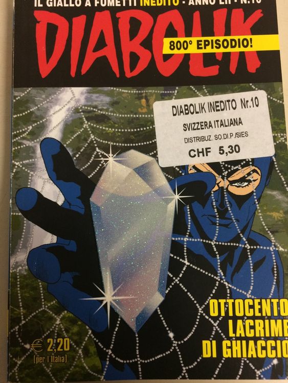 Diabolik Ottocento Lacrime Di Ghiaccio Inedito N Anno Kaufen