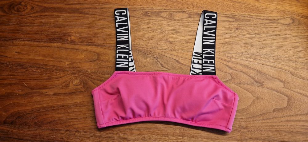 Calvin Klein Bikini Oberteil pink Gr XS Neu gemäss Beschreibung
