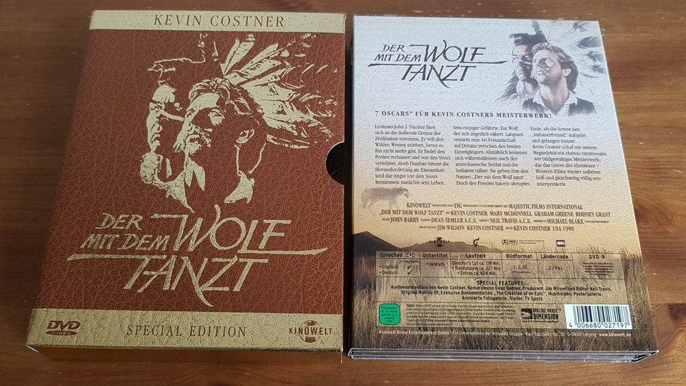 Der Mit Dem Wolf Tanzt Special Edition 4 DVDs Kaufen Auf Ricardo