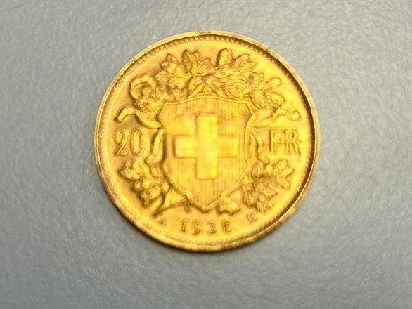 20 Franken Gold Vreneli Jahrgang 1935 B Kaufen Auf Ricardo