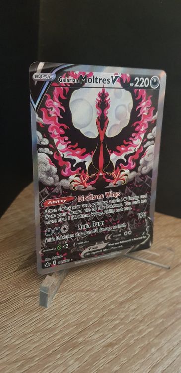 Pokemon Karte Galarian Moltres V Alt Art Galar Lavados Kaufen Auf