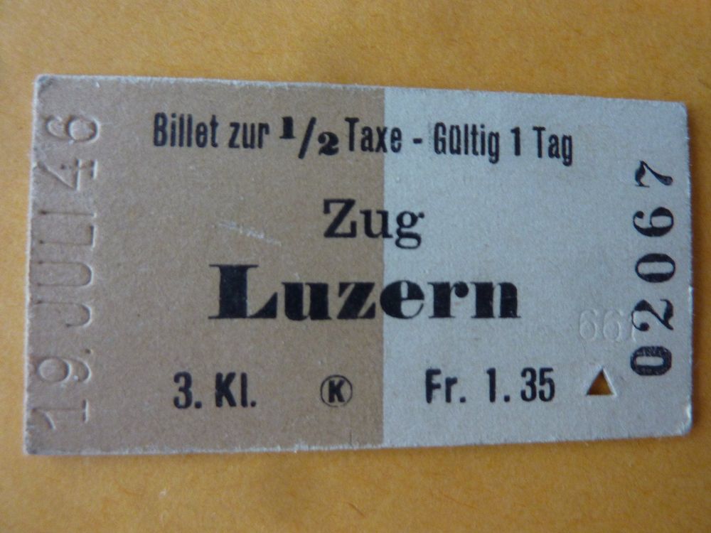 SBB BILLET 1946 Kaufen Auf Ricardo