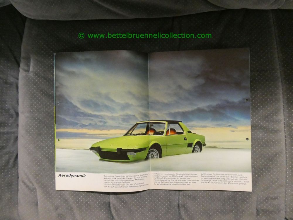 Fiat X Prospekt Deutsch Kaufen Auf Ricardo