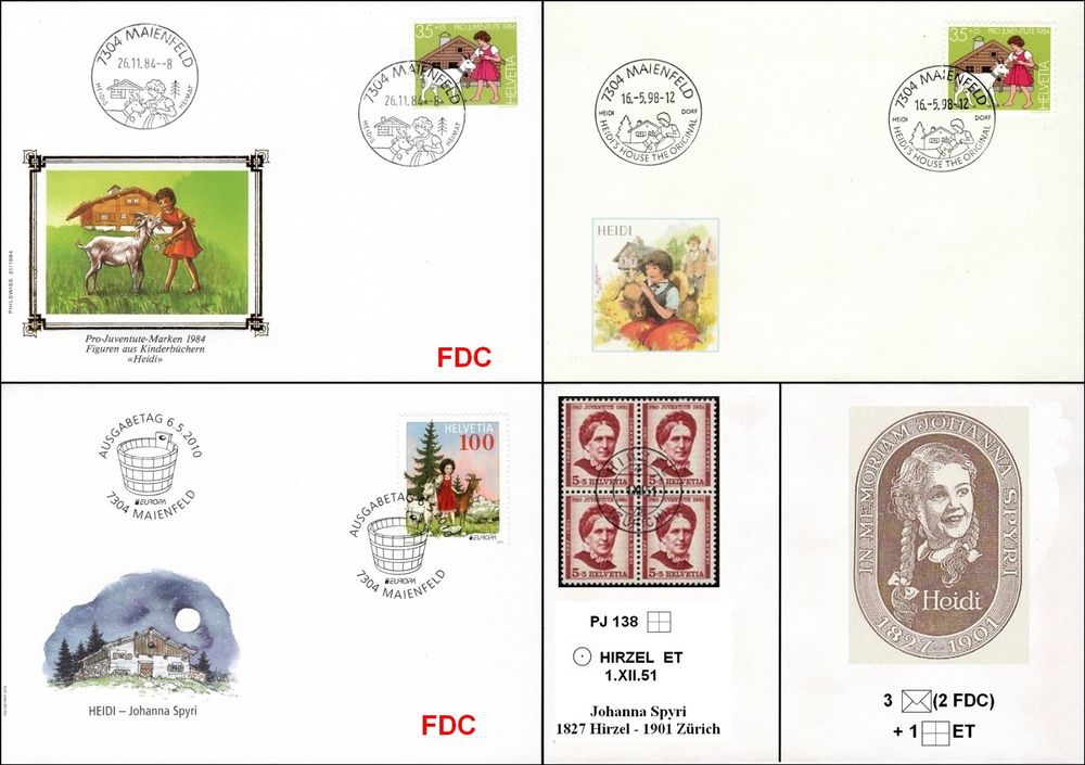 Heidi Briefe Illust Fdc Er Block Et Kaufen Auf Ricardo