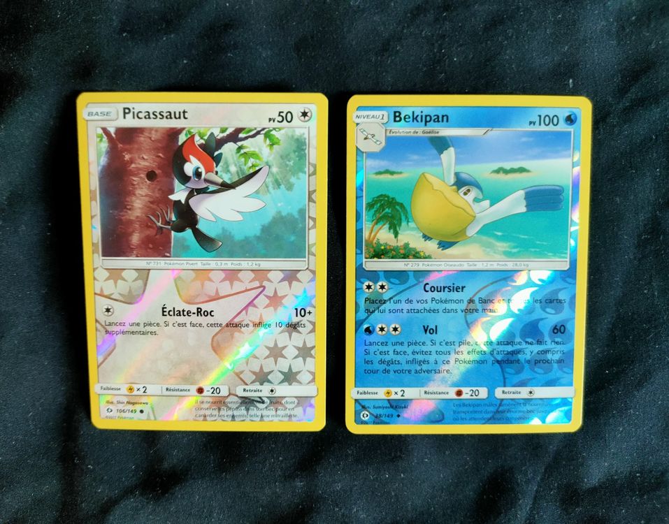 2 Cartes Pokemon Soleil et lune Reverse Français Fr Kaufen auf Ricardo