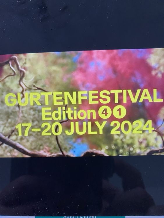 Gurten Festival 17 Bis 20 Juli 2024 Kaufen Auf Ricardo