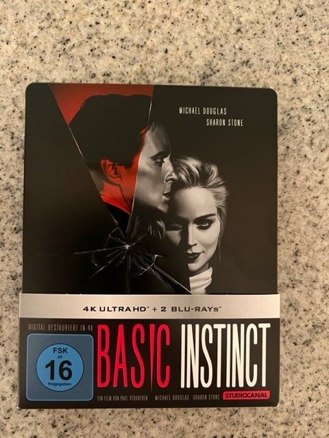 BASIC INSTINCT 4K UHD 3 DISC STEELBOOK SHARON STONE Kaufen