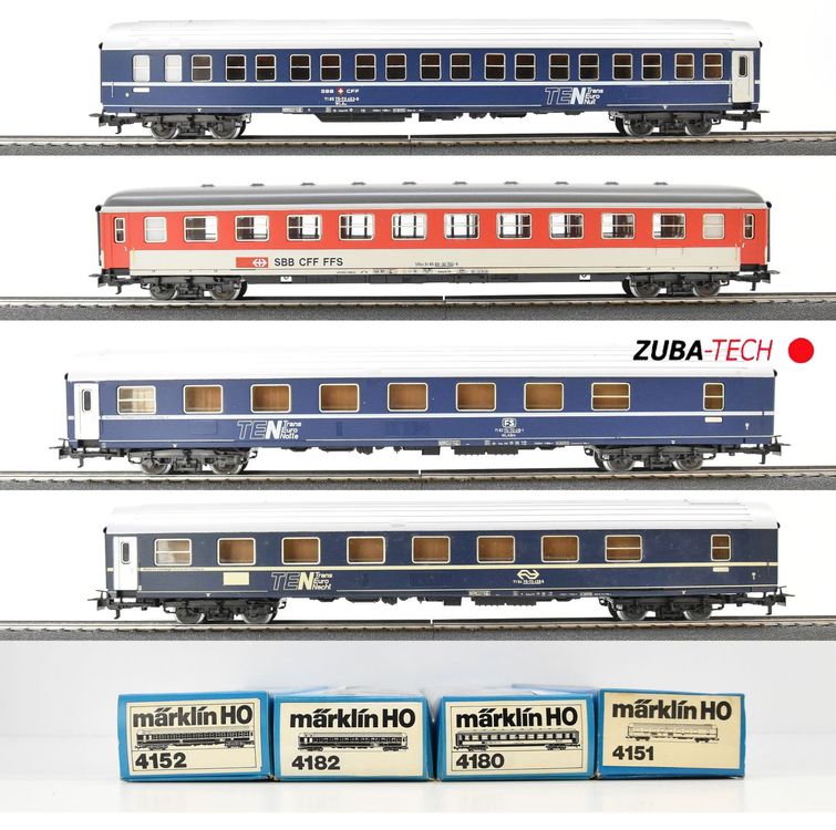 Märklin 3x Personenwagen SBB NS FS H0 WS mit OVP Kaufen auf Ricardo