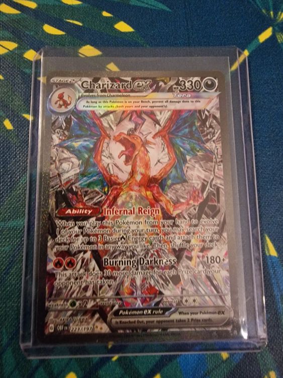 CHARIZARD EX SIR OBSIDIAN FLAMES POKEMON KARTE 223 197 Kaufen Auf Ricardo