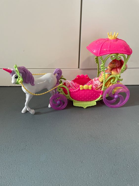 Barbie Dreamtopia Prinzessin Mit Einhorn Und Kutsche Kaufen Auf Ricardo