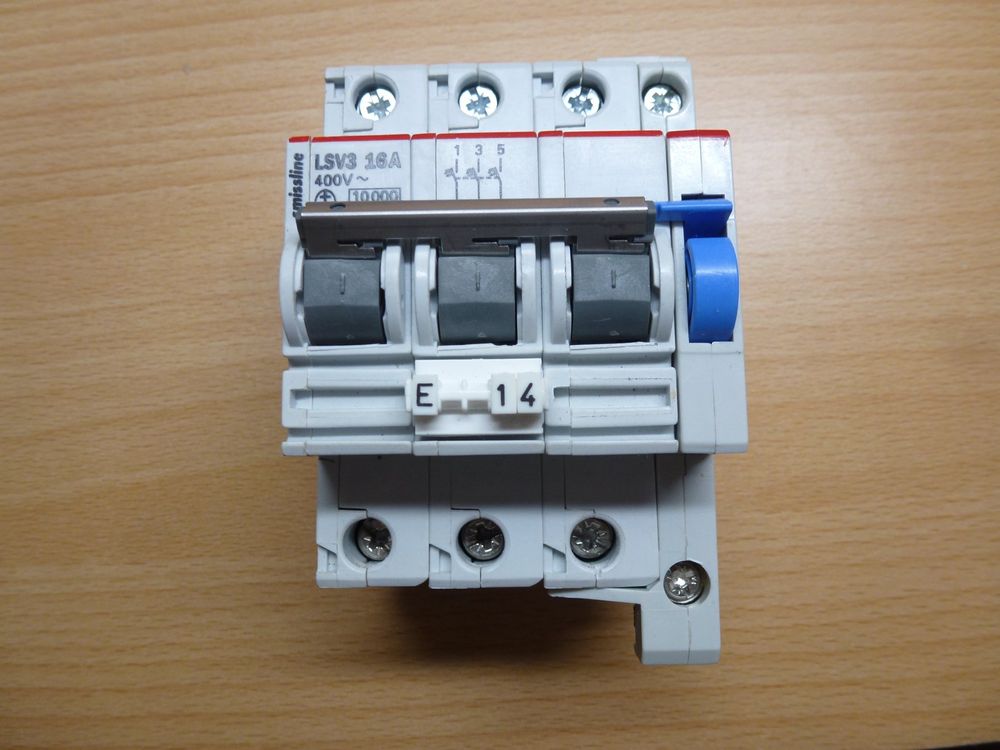 LS 3pol 16A N Trenner ABB Smissline E14 Kaufen Auf Ricardo