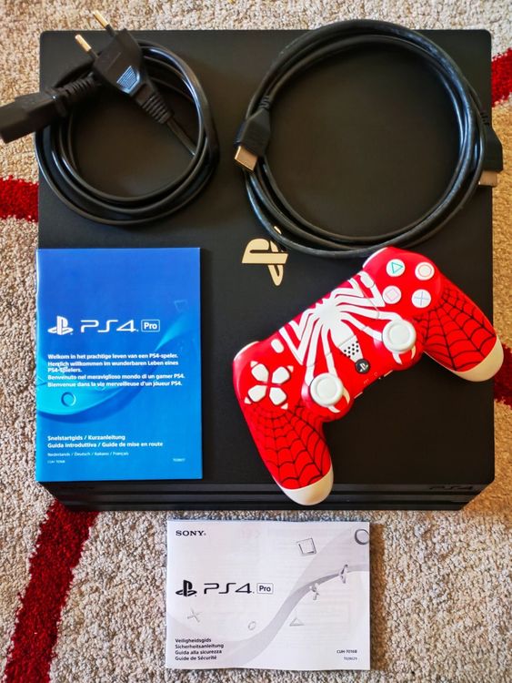 Ps Pro Cuh B Mit Spiderman Controller Kaufen Auf Ricardo