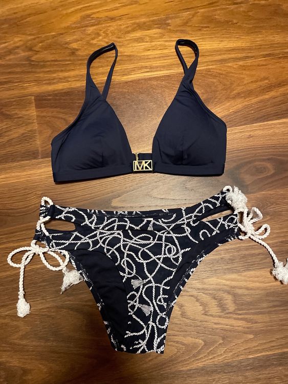Michael Kors Bikini Gr M Marine Blau Weiss Kaufen Auf Ricardo