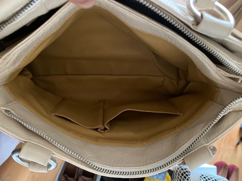 Mm Mollerus Handtasche In Beige Ehemaliges Modell Kaufen Auf Ricardo