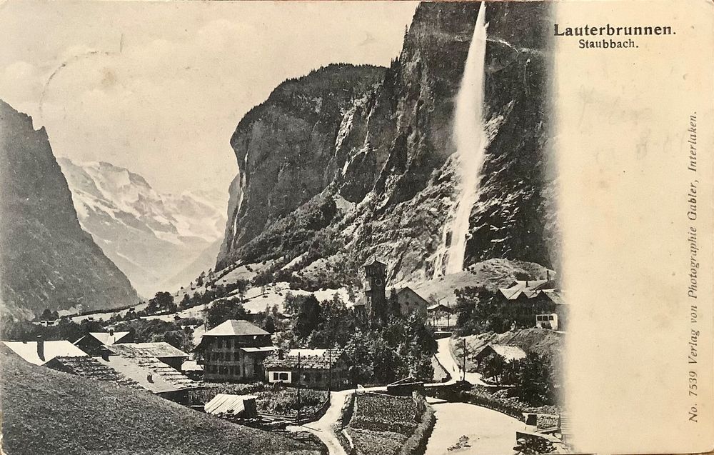 Antike Ak Lauterbrunnen Staubbach Kaufen Auf Ricardo