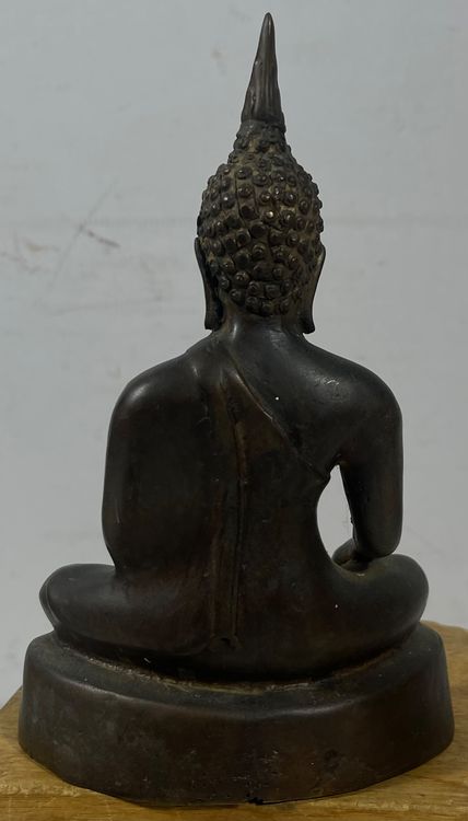 Sehr Alte Sitzender Asiatische Buddha Bronze Skulptur Kaufen Auf Ricardo