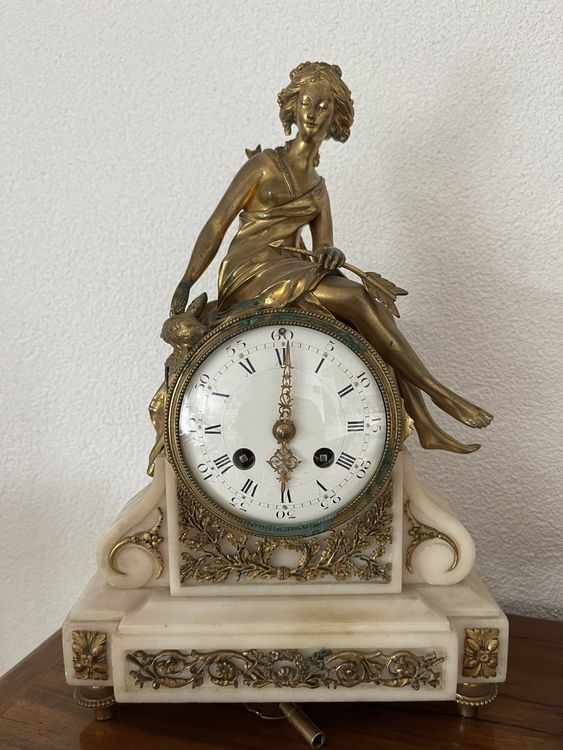 Pendule Diane chasseresse époque Louis XVI Kaufen auf Ricardo