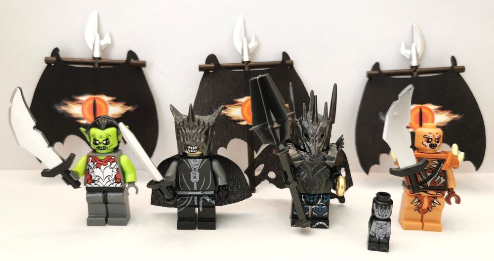 Klemmbausteine Minifiguren Herr Der Ringe Sauron Und Orks Kaufen Auf