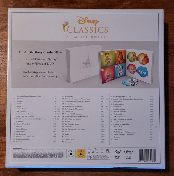 Disney Classics Komplettbox Blu Ray Limited Edition OVP Kaufen