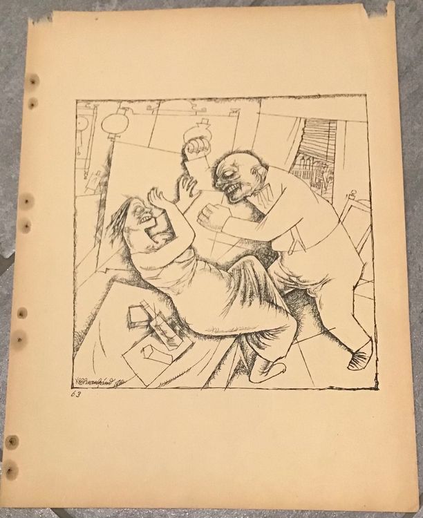 George GROSZ 1893 1959 Lithographie Kaufen Auf Ricardo