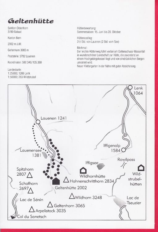 Alpenpostblatt Geltenh Tte M Sektion Oldenhorn Sac Kaufen Auf