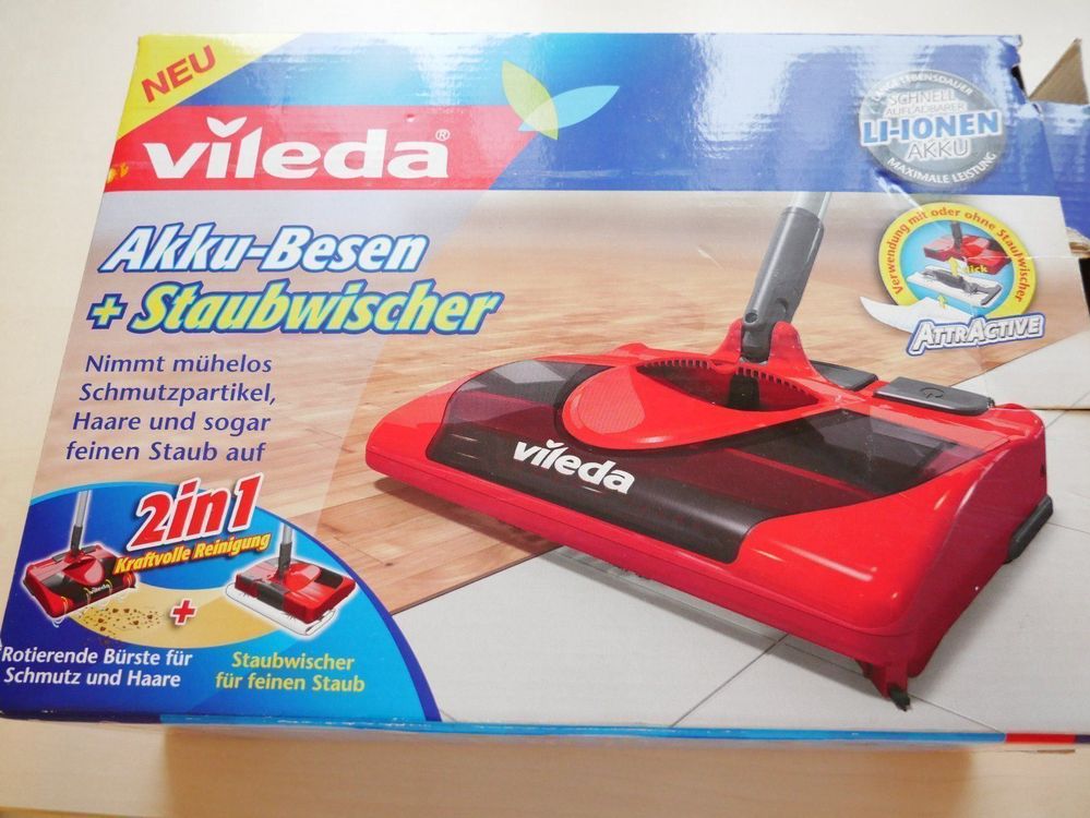 Vileda Akku Besen Staubwischer 2in1 Kaufen Auf Ricardo