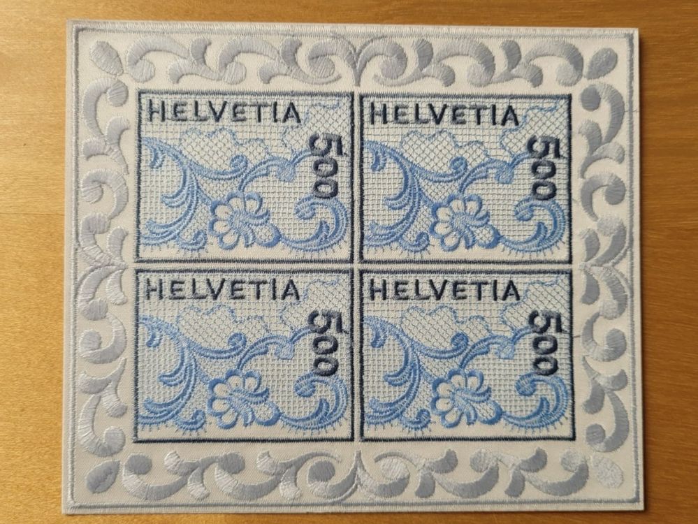 HELVETIA ST GALLEN STICKEREI BRODERIE BLOCK BLOC Kaufen