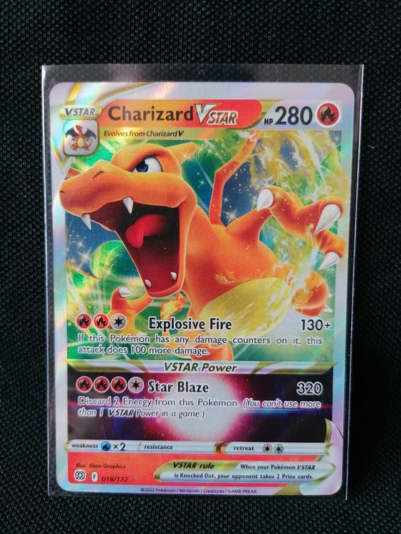 Charizard Vstar Brillant Stars Pokemon Karte Kaufen Auf Ricardo