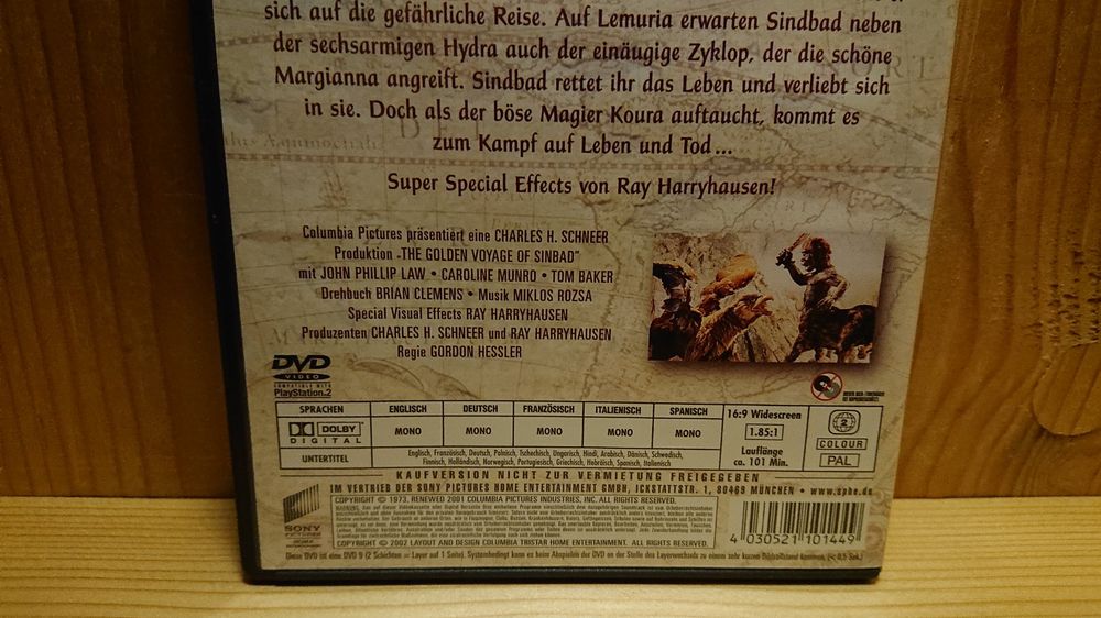 Sindbads Gef Hrliche Abenteuer Dvd Kaufen Auf Ricardo