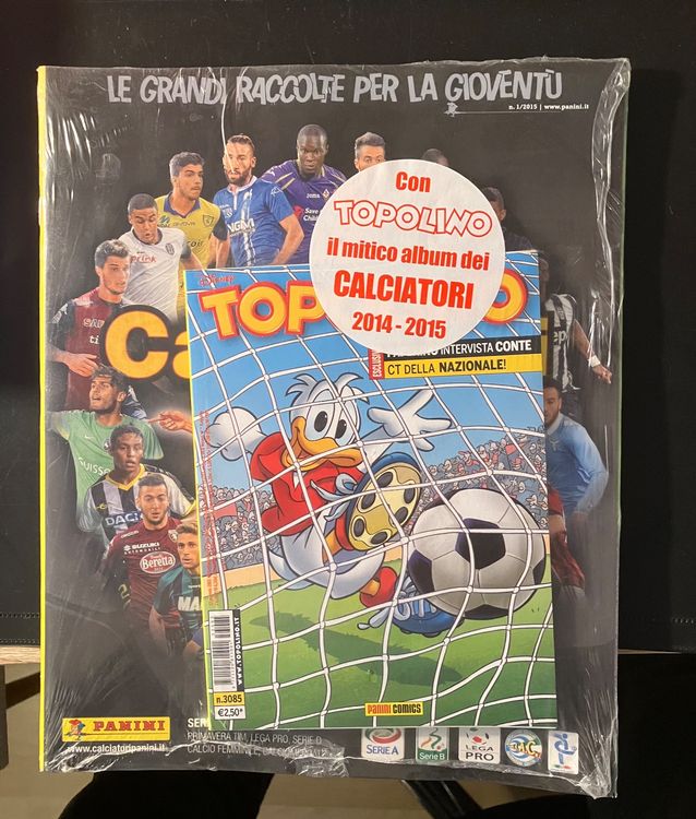 Panini Calciatori 2014 15 Album Leer Topolino Versiegelt Kaufen Auf