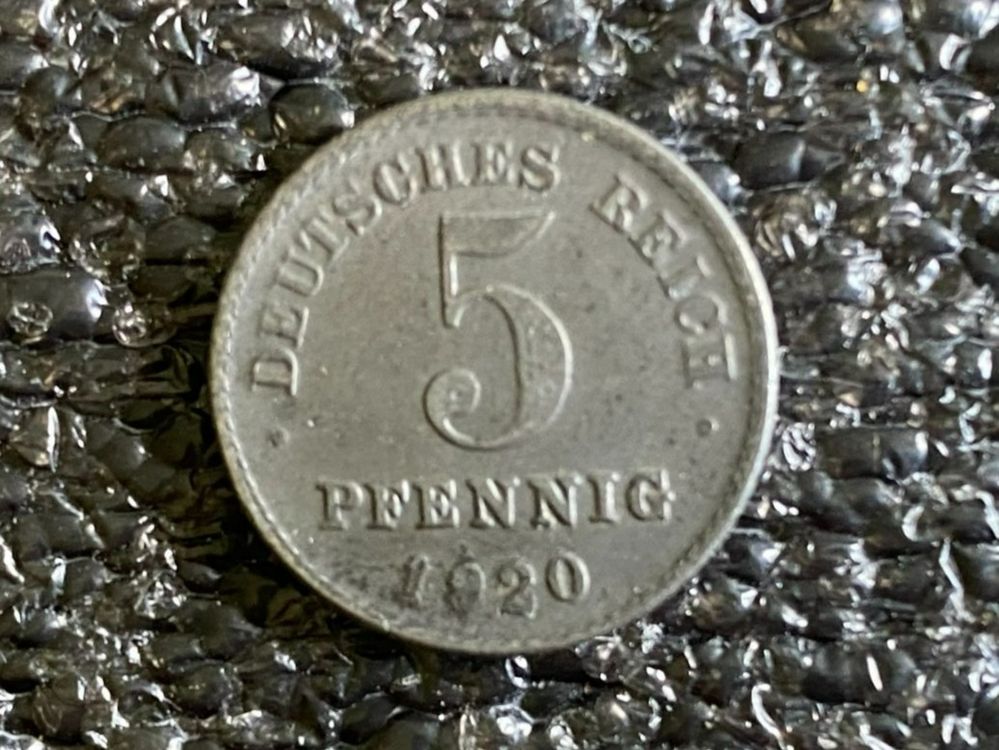 DE 5 Pfennig Deutsches Reich 1920 G Kaufen Auf Ricardo