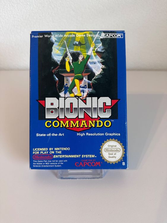 Nintendo Nes Bionic Commando Neu Sehr Selten Mit Ovp Ab 1 Kaufen